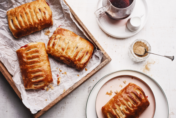 Strawberries & Cheese Danish Pastries