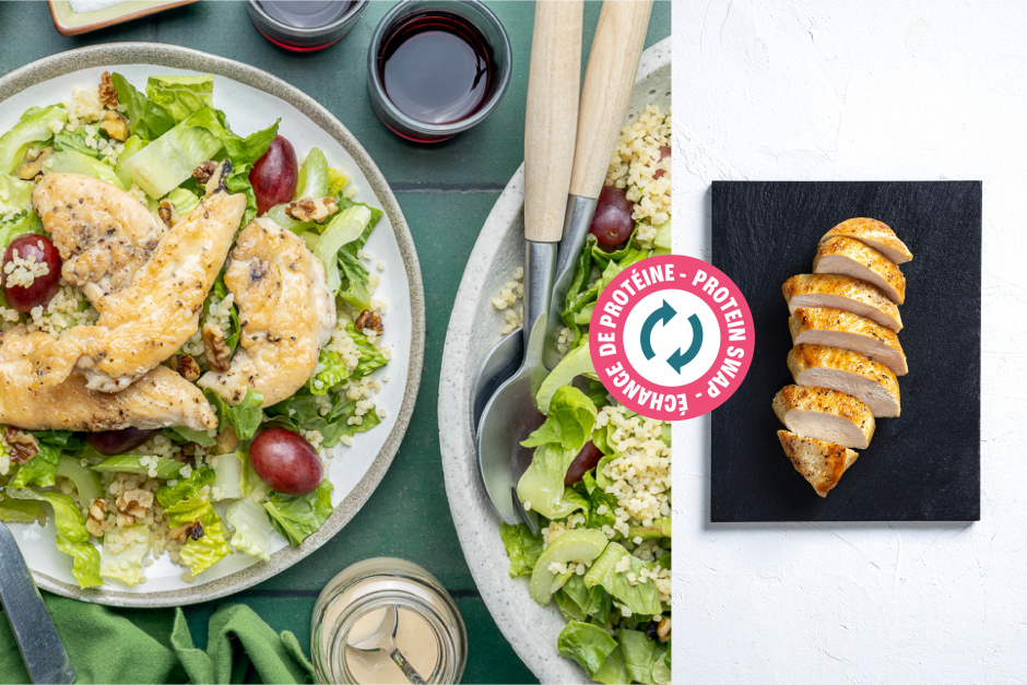 Protein Swap | Chicken Waldorf Salad