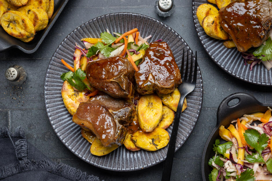 Mango-Glazed Lamb Chops