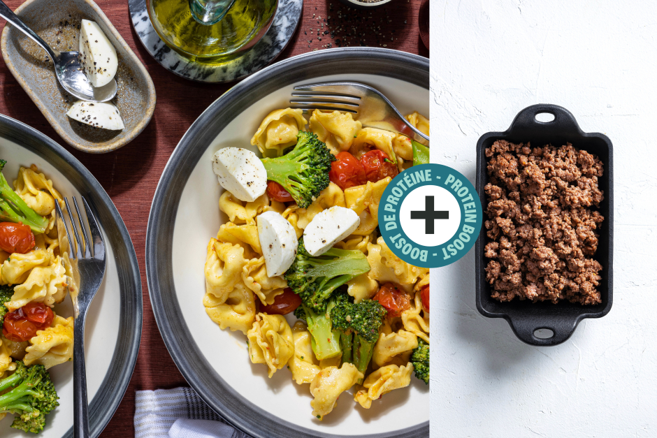Protein Boost | Burst Cherry Tomato & Sausage Meat Tortellini