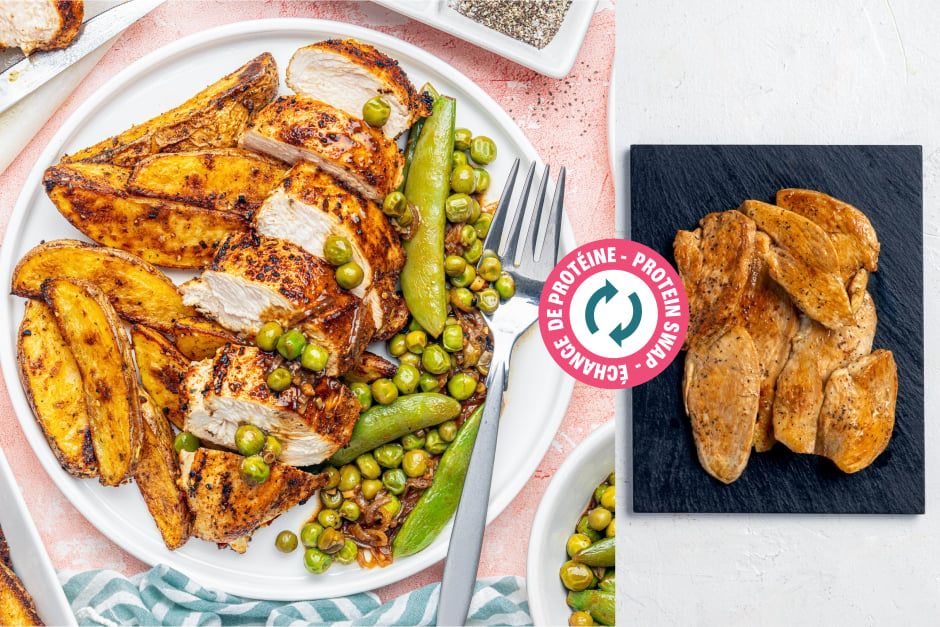 Protein Swap | Chicken Vesuvio