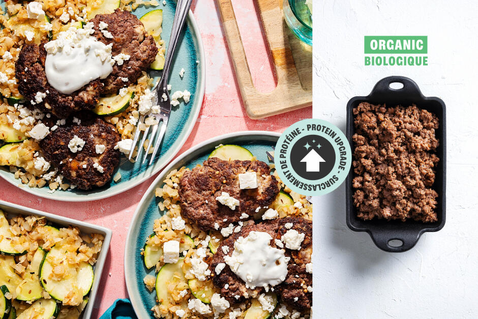 Protein Upgrade | Levantine-Style ORGANIC Beef & Feta Kefta