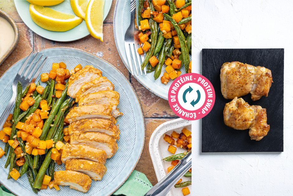 Protein Swap | West African-Inspired Peanut Chicken Thighs