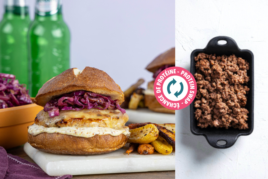 Protein Swap | Oktoberfest Beef Cheeseburgers