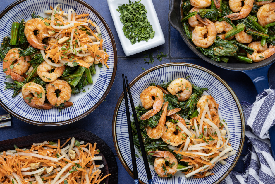 Carb-Wise: Thai-Style Shrimp with Coconut Curry Sauce