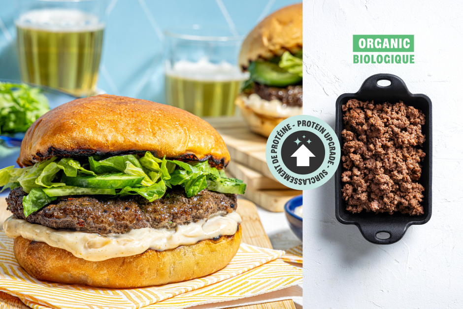 Protein Upgrade | ORGANIC Beef Burgers a la Brasa