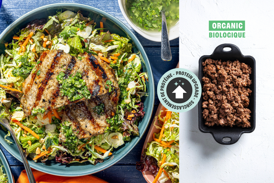 Protein Upgrade | BBQ Vietnamese ORGANIC Beef Patties