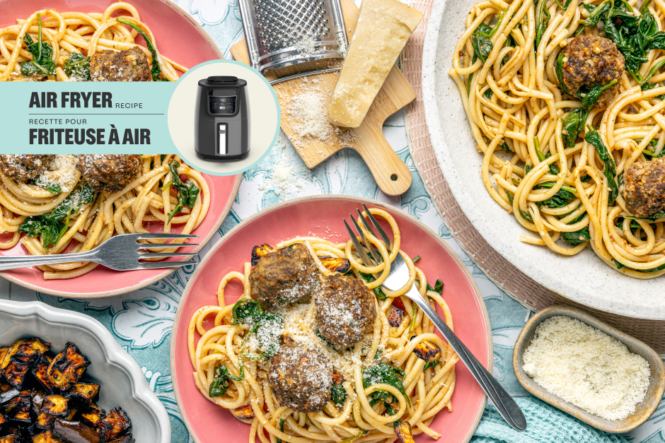 Air Fryer Italian-Style Beef Meatballs