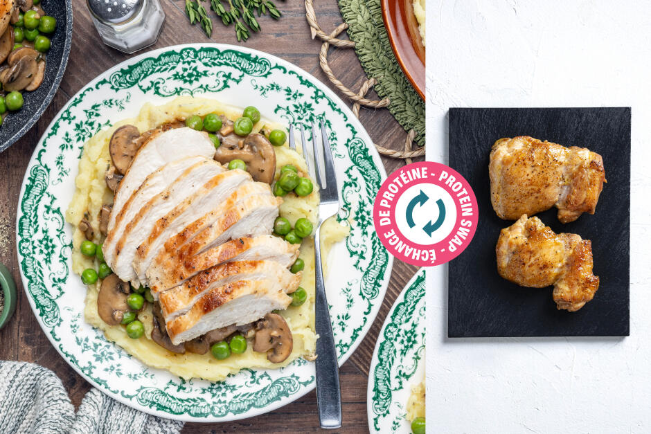 Protein Swap | German Chicken Fricassée