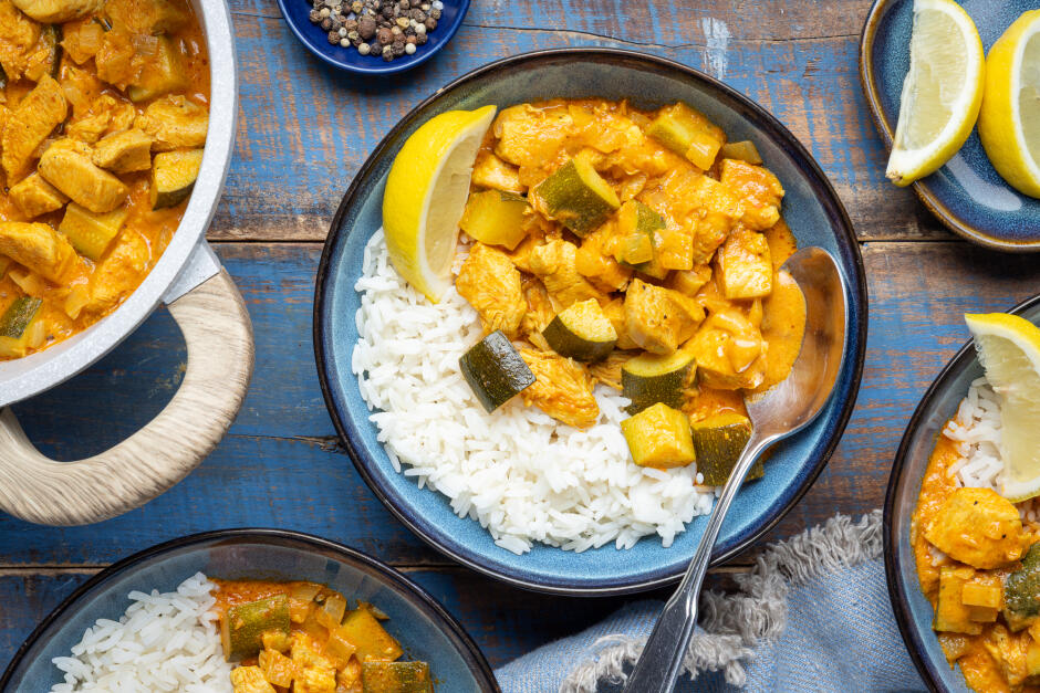 Creamy Chicken & Zucchini Curry