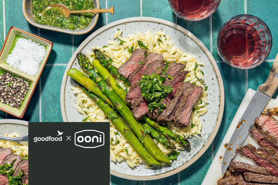 Goodfood x Ooni: Steaks marinés inversés