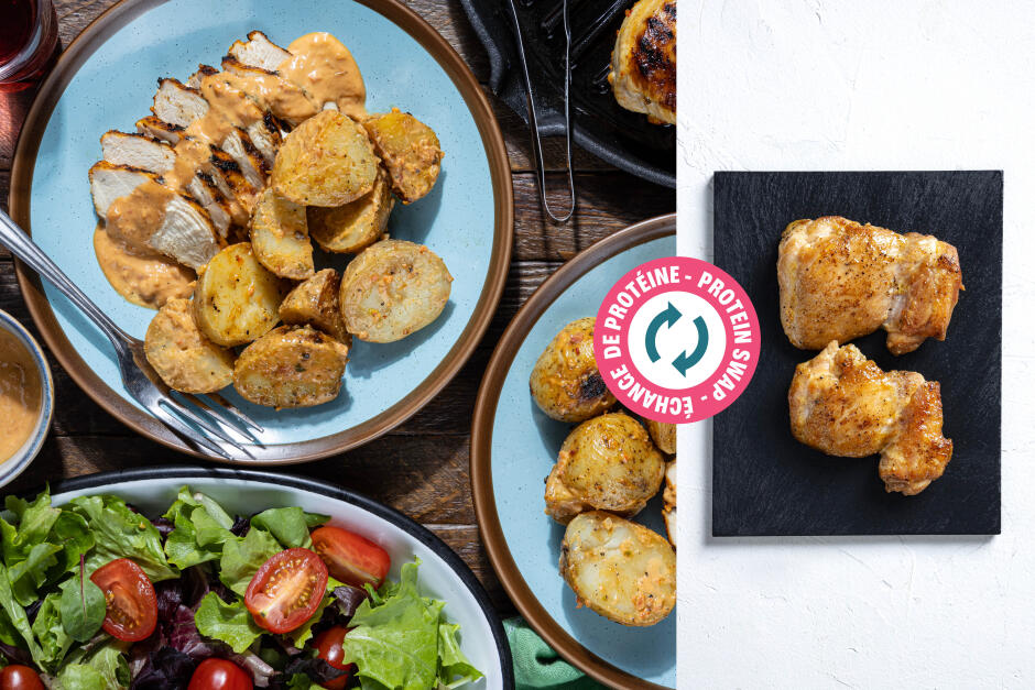 Protein Swap | Sizzling Chicken & Patatas