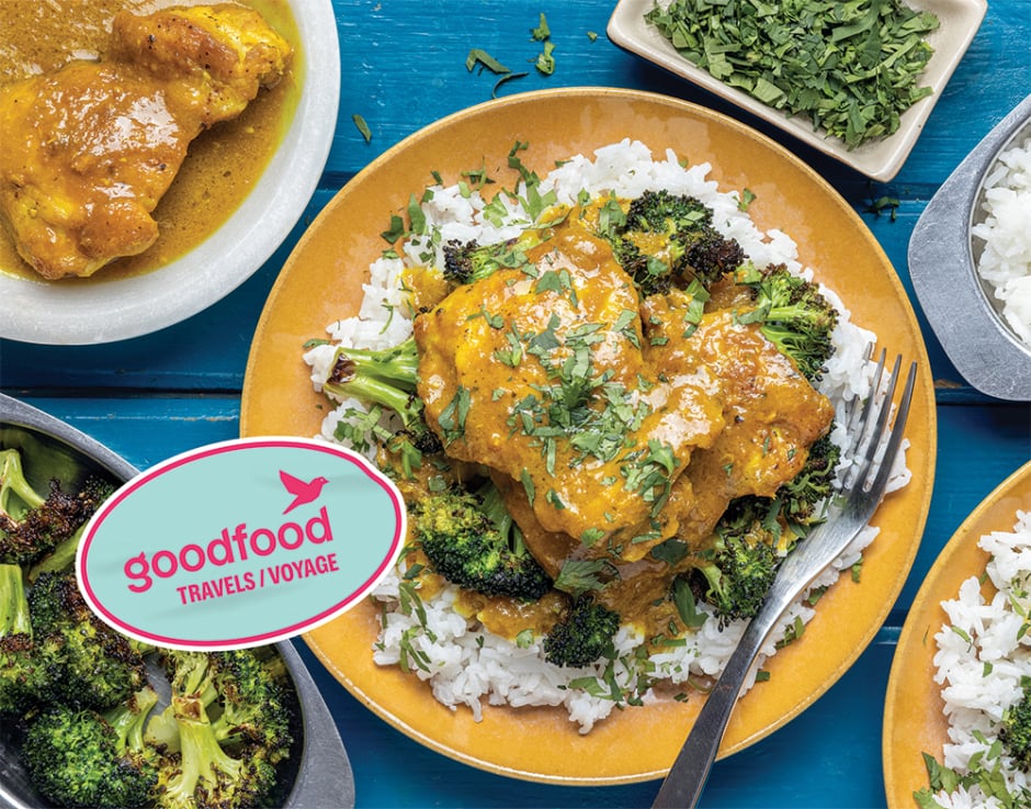 Goodfood voyage: Poulet au curcuma de la Thaïlande