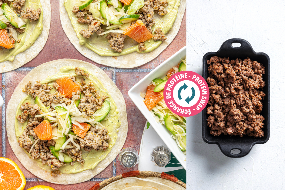 Protein Swap | Chimichurri-Spiced Ground Beef Tacos