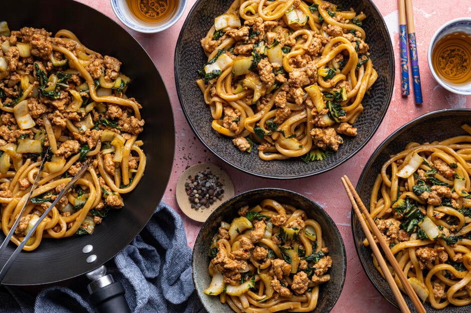 Yaki udon au bœuf