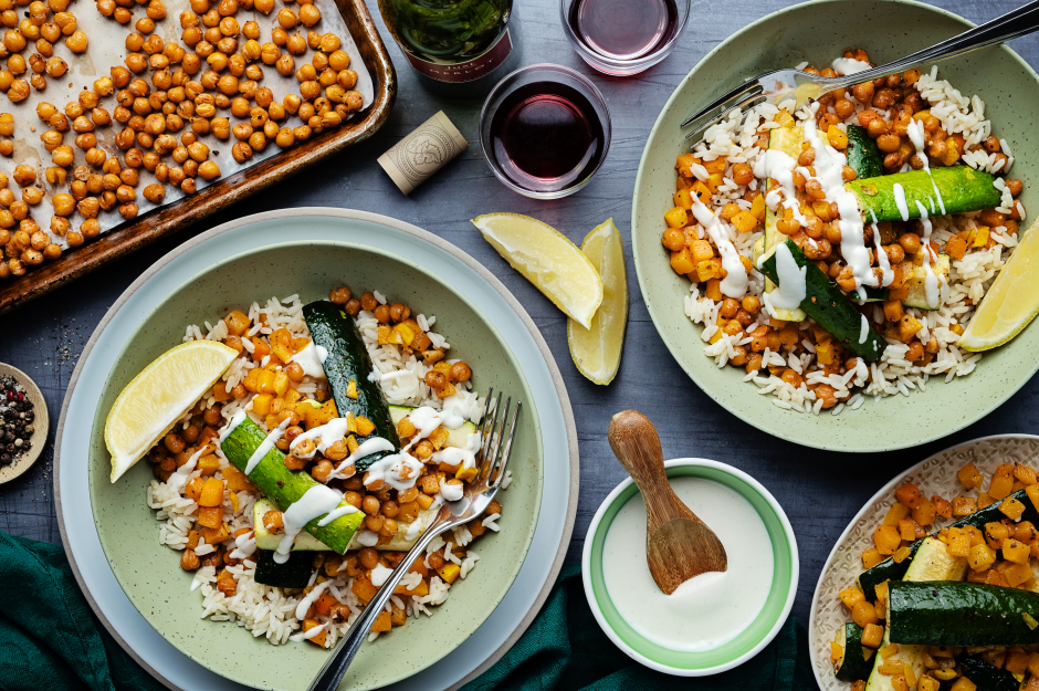 Crispy Chickpea Buddha Bowls