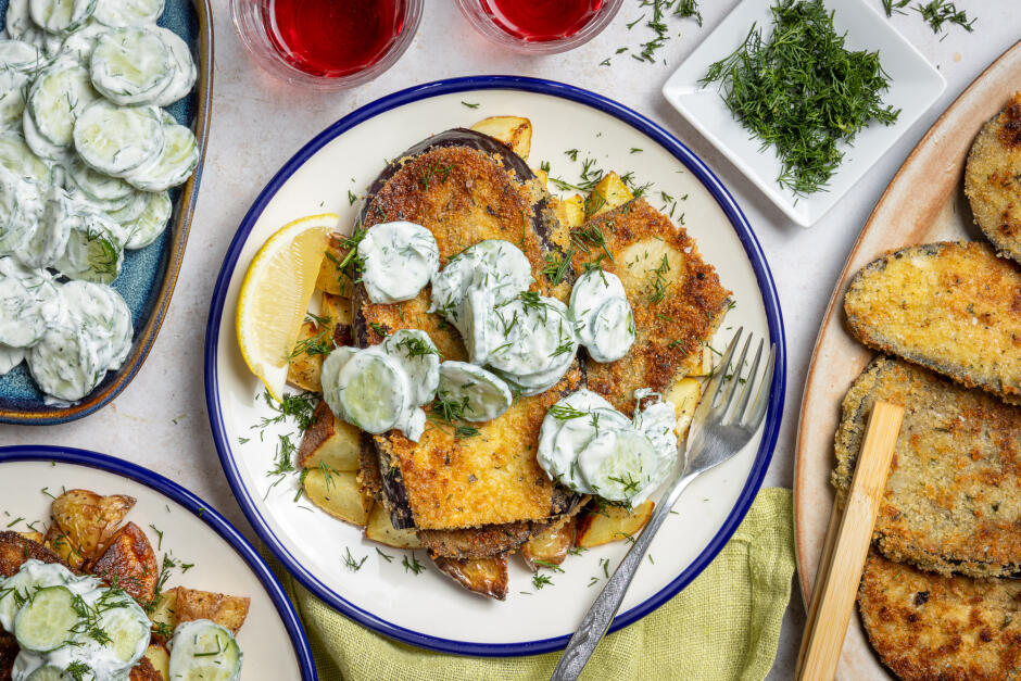 Crispy Eggplant Schnitzel