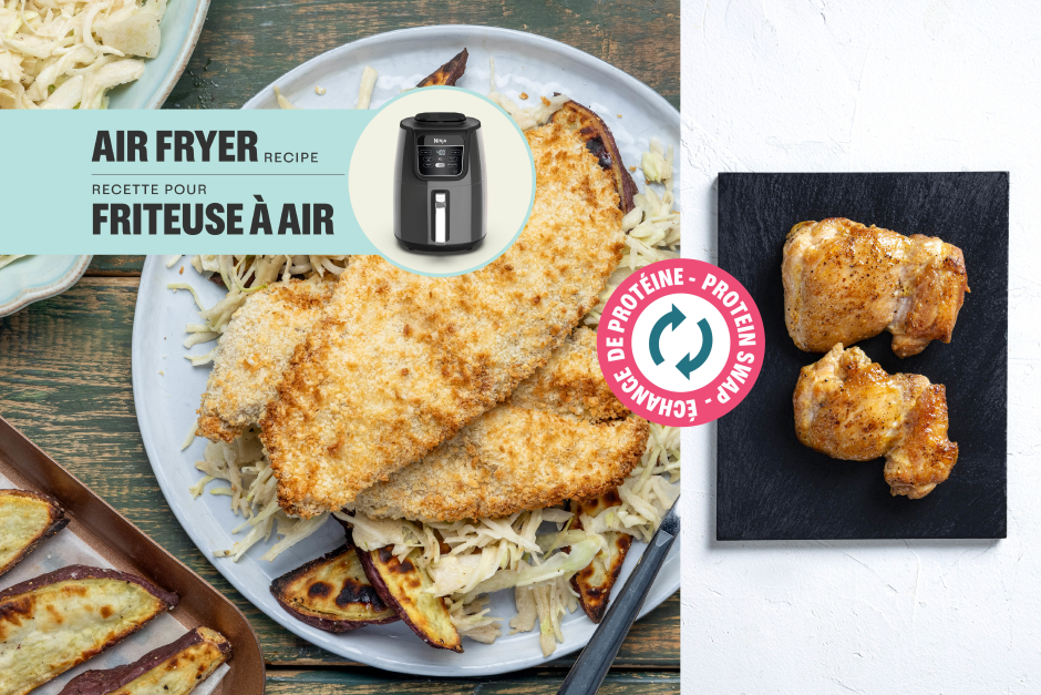 Échange de protéine | Poulet katsu et sauce tonkatsu maison
