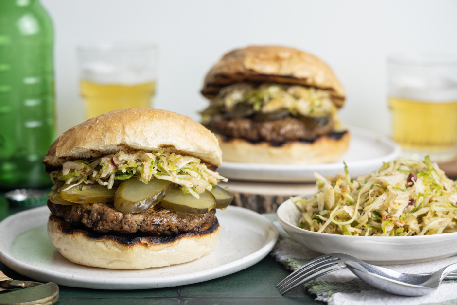 Quick BBQ Pork Burgers