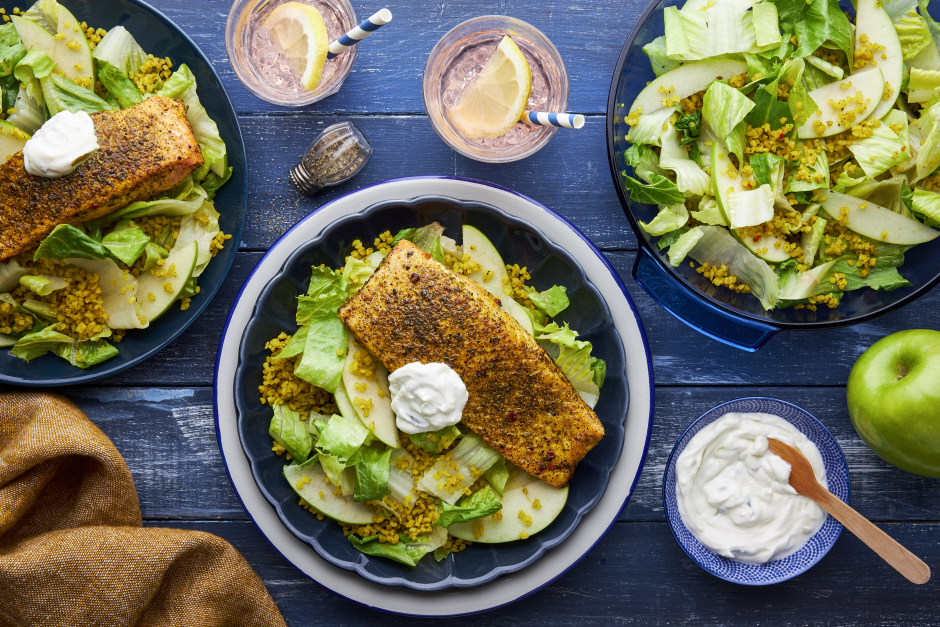 Carb-Wise: Warm Sumac Salmon Salad