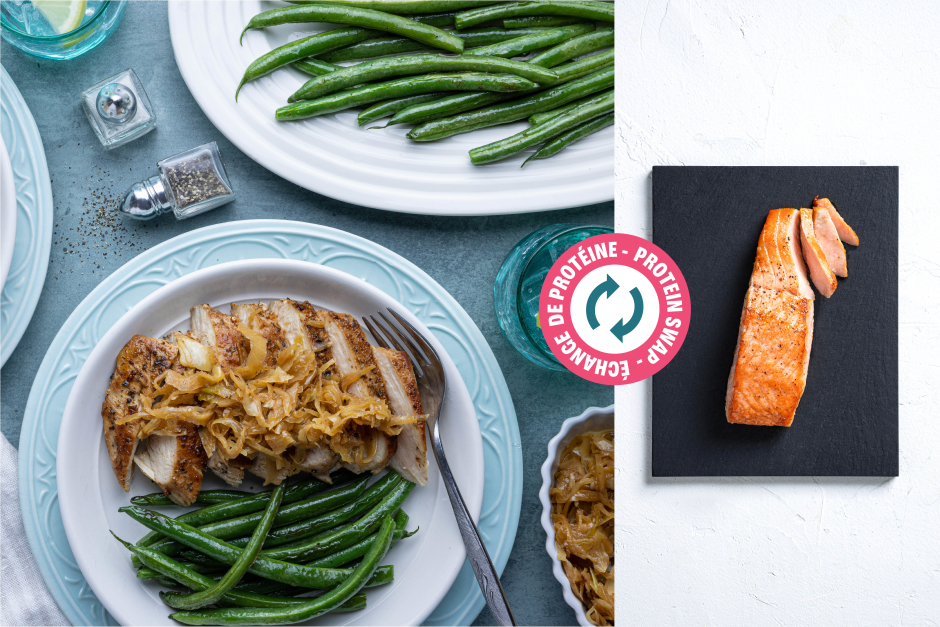 Échange de protéine | Sain + Sensé: Saumon poêlé avec chou braisé à l’érable