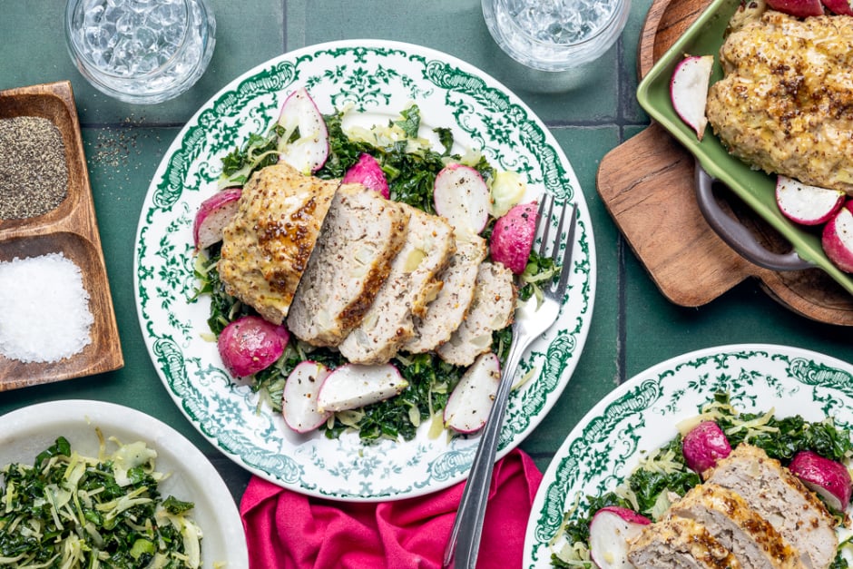 Irish-Inspired Pork Meatloaves with Herbes Salées