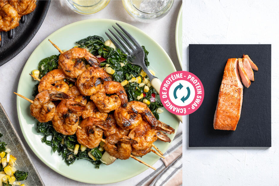 Protein Swap | BBQ-Glazed Salmon Skewers