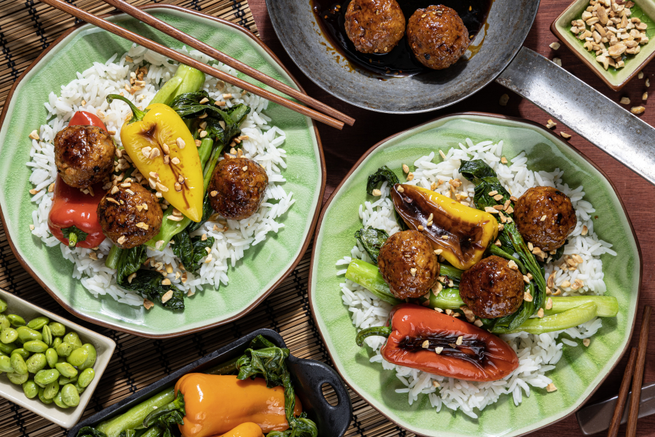 Asian-Glazed Pork Meatballs