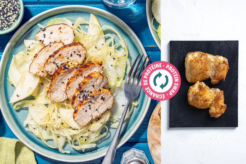 Protein Swap | Sesame-Lime BBQ Chicken Thighs