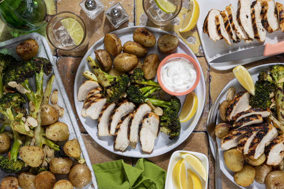 BBQ Greek Chicken Breasts