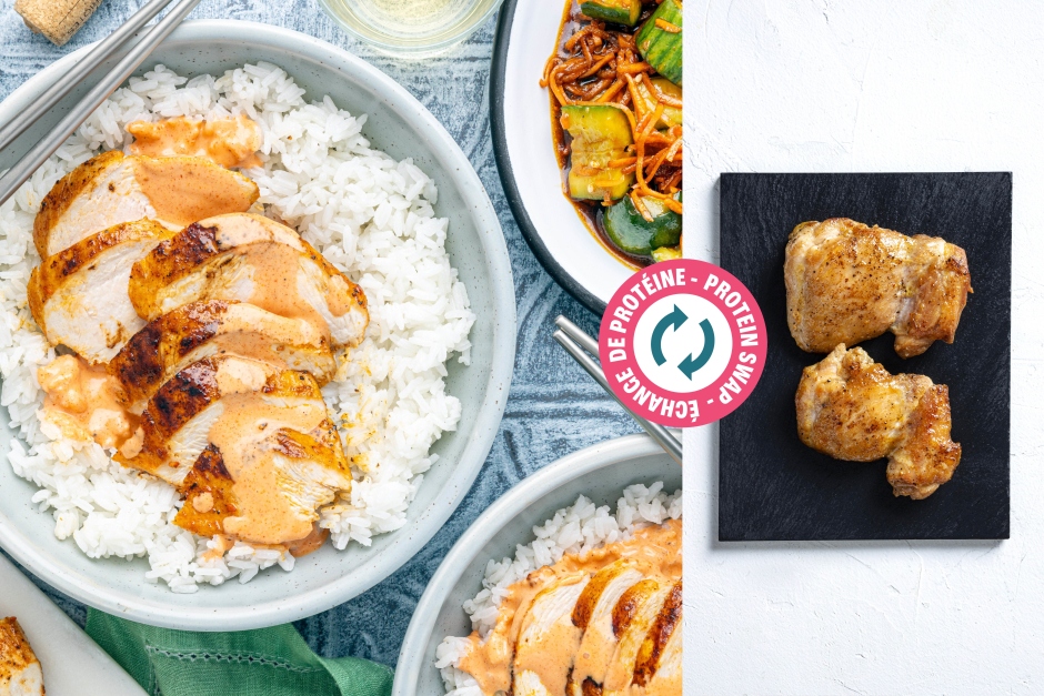 Protein Swap | Spicy Korean Gochujang Chicken Thighs