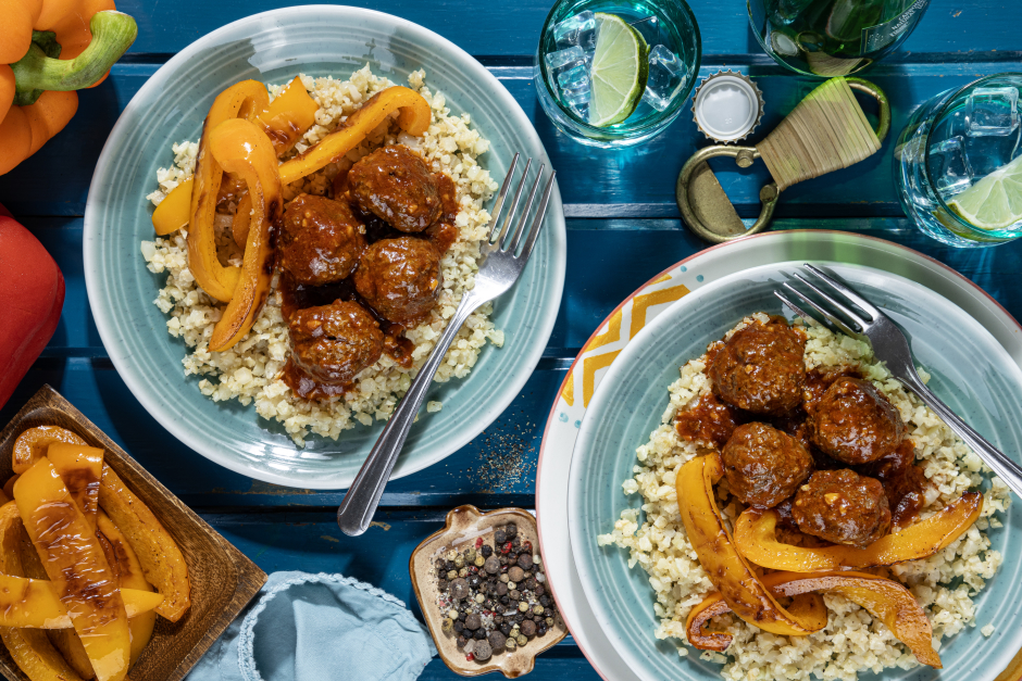 Sain + Sensé: Boulettes de bœuf piquantes à la jerk en sauce