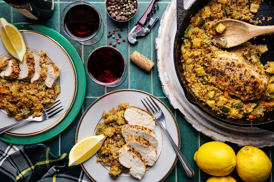 Lemony Chicken Breast Skillet