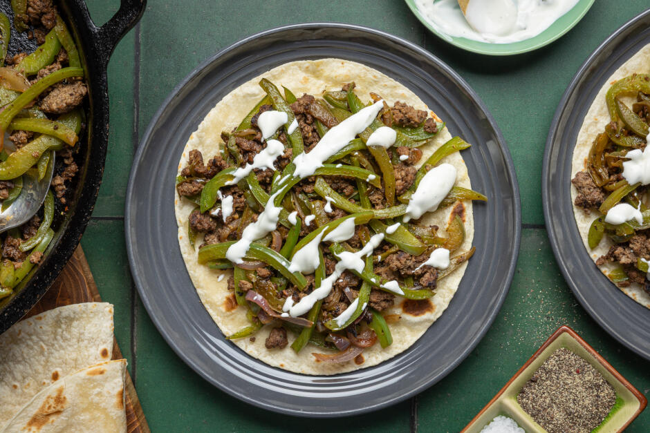Protein Upgrade | ORGANIC Ground Beef Fajitas