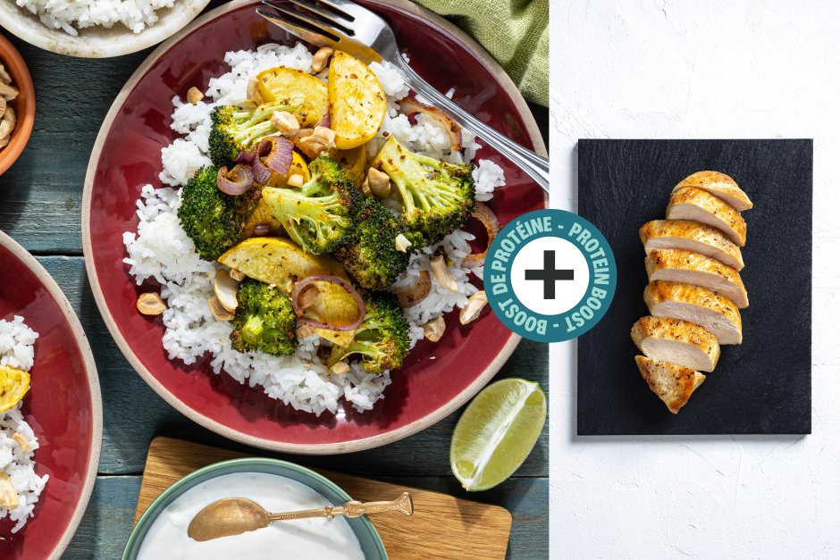Protein Boost | Chicken Breasts with Roasted Tandoori Vegetables