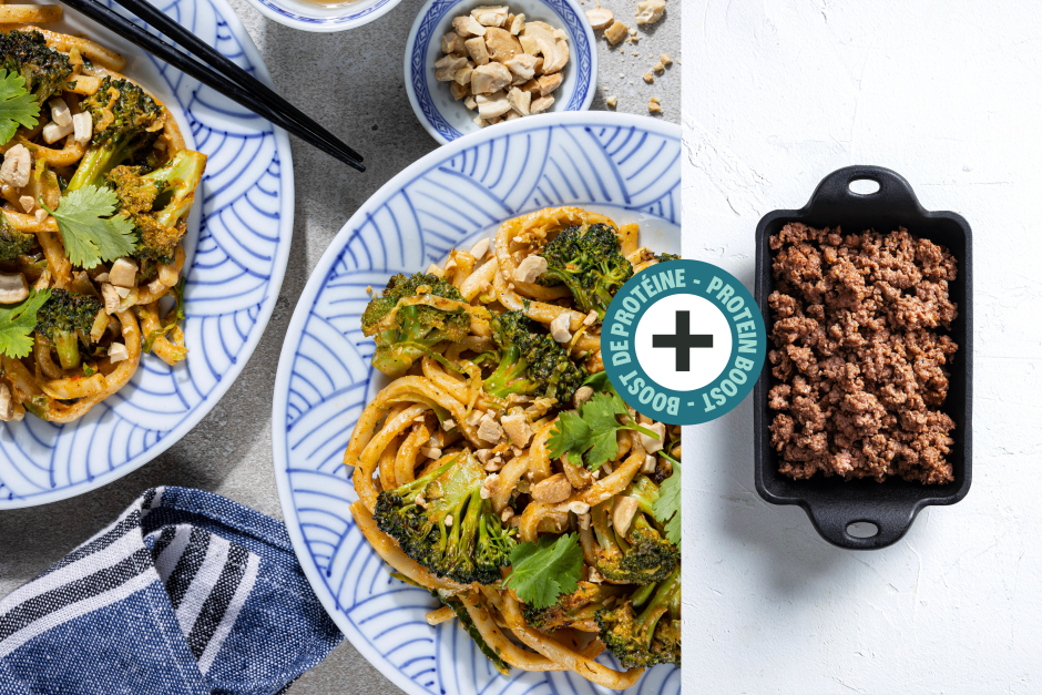 Protein Boost | 10-Minute Spicy Beef & Udon Noodles