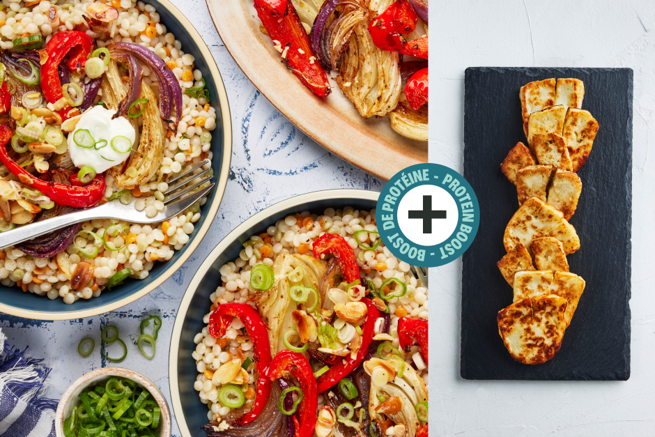 Protein Boost | Greek-Inspired Halloumi & Roasted Veggies