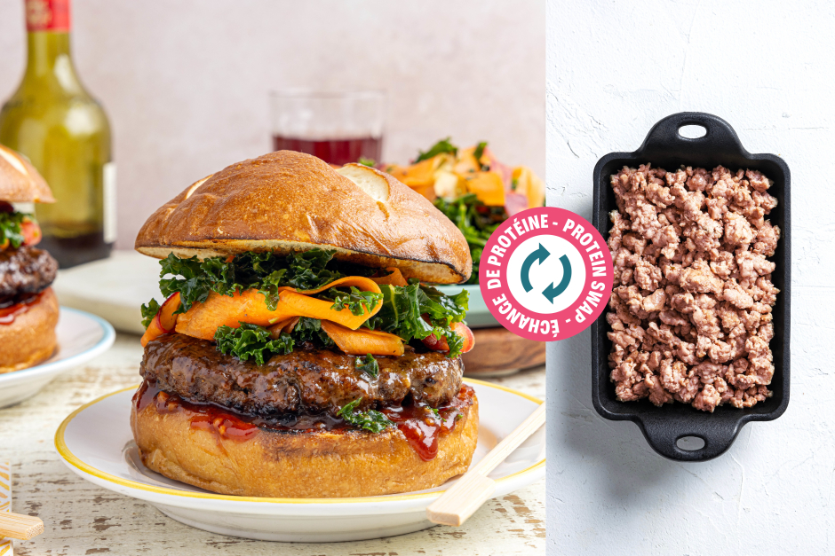 Protein Swap | Pineapple-BBQ Pork Burgers