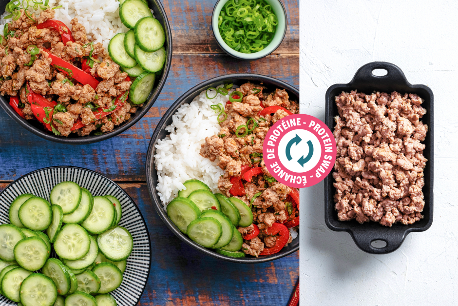 Échange de protéine | Bols au bulgogi de porc
