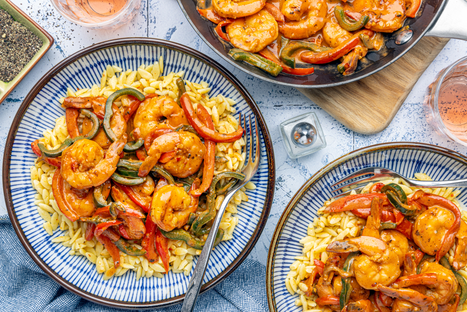 Southern-Style Shrimp & Peppers