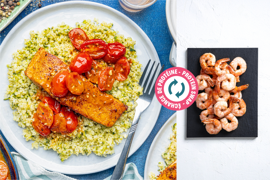 Protein Swap | Creole-Spiced Shrimp with Buttered Tomatoes