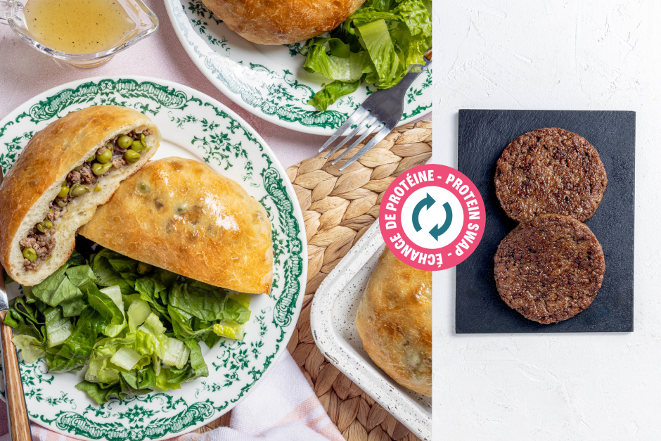 Protein Swap | Impossible™ Beef Tourtière Hand Pies
