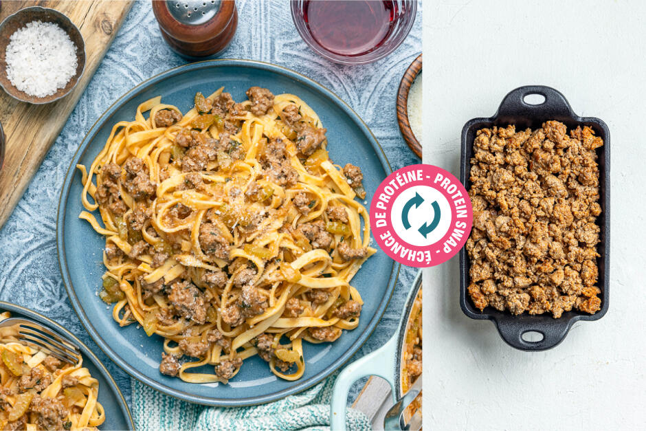 Échange de protéine | Sauce ragù au chorizo