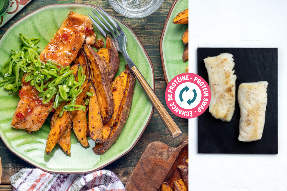 Protein Swap | Sweet Chili & Ginger-Glazed Cod