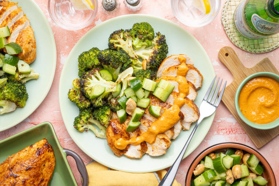 Spicy Cashew Butter Satay Chicken