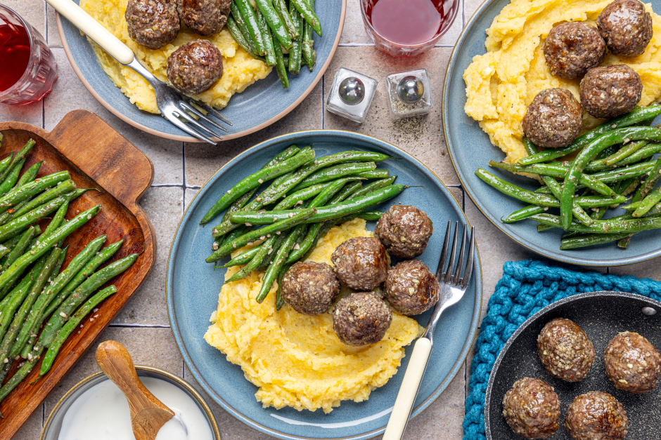Oven-Roasted Spiced Beef Meatballs