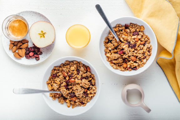 Cranberry + Apple Granola
