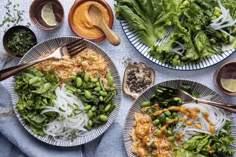 Cashew-Tamari Vegan Nourish Bowls