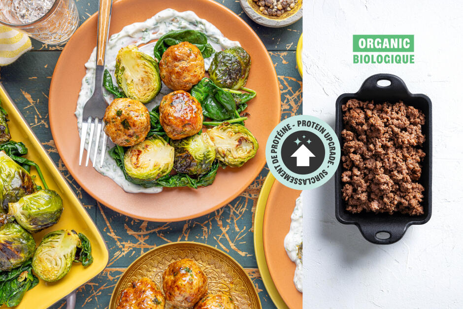 Protein Upgrade | Indian-Spiced ORGANIC Beef Meatballs