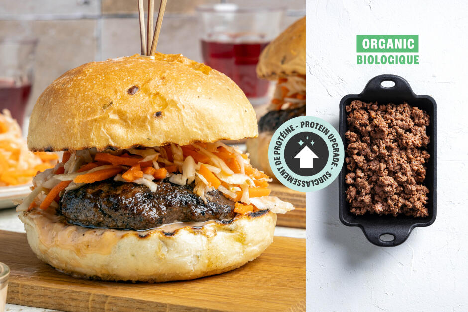 Protein Upgrade | BBQ ORGANIC Beef Burgers